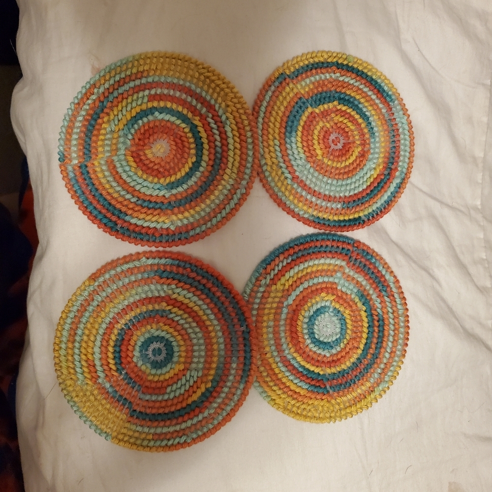 Small handmade coasters